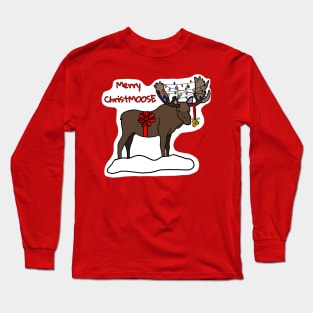 Merry Christmoose Long Sleeve T-Shirt